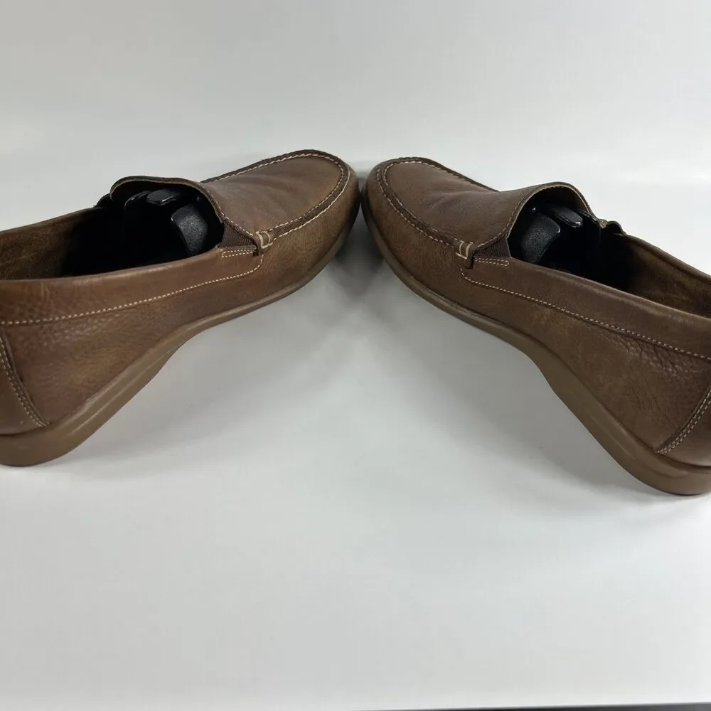 Johnston & Murphy Nichols Venetian Shoes Size 9 M  Tan Sheepskin Driving Loafer